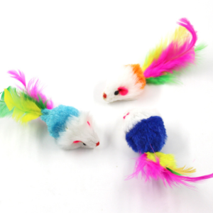 Pack 3 Ratones con Plumas  – Juguete Divertido BFG-02