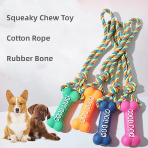 Cuerda de algodón + Juguete chillon JP-06