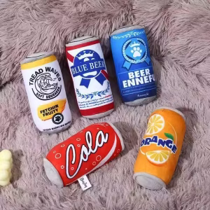 Peluche cerveza para perros – sonido squeaky PAP-02