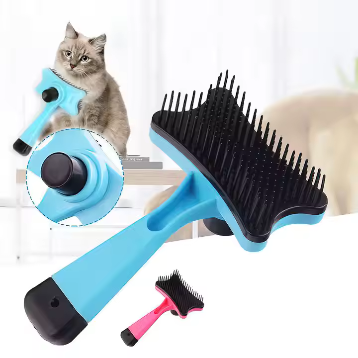 Cepillo telescópico auto‑limpiable – botón retráctil YP-04 - Imagen 4