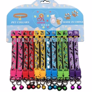 Collar camuflado ajustable – nylon y poliéster🐾 x 12 YY064M