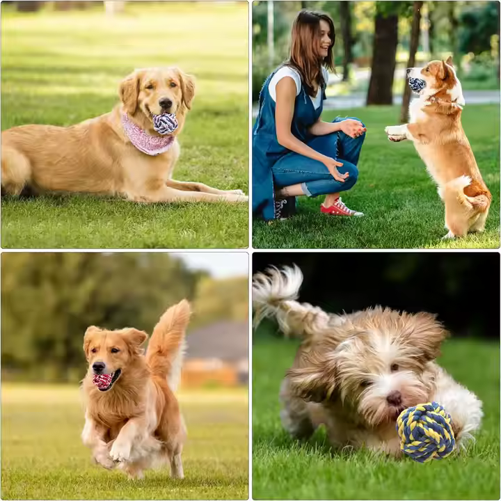 Pelota de cuerda entrelazada para masticar YY20-3 - Imagen 3